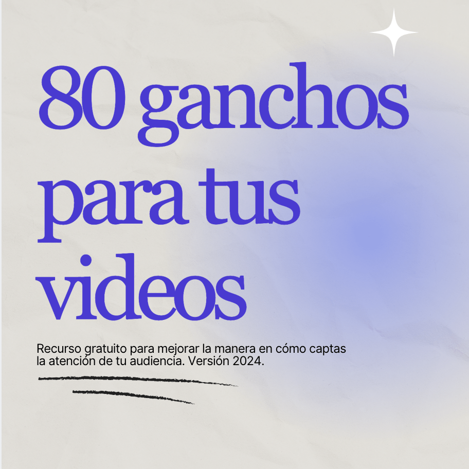 80 ganchos para tus videos