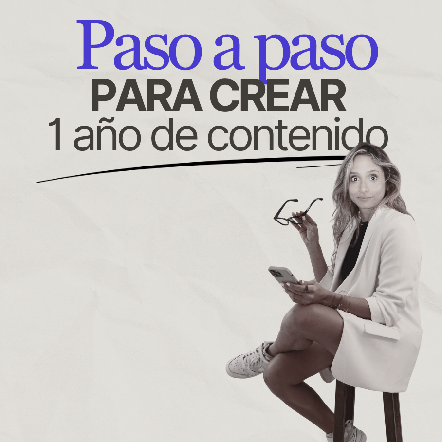 Paso a paso para crear 1 año de contenido