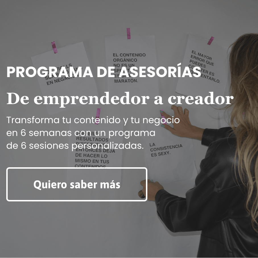 De emprendedor a creador 