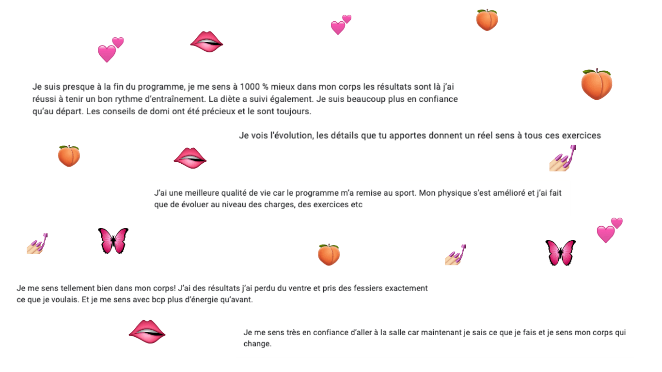résultat programme fessiers femme", "coach sportive Boulogne