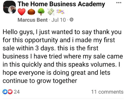 the home business academy affiliate program testimonials