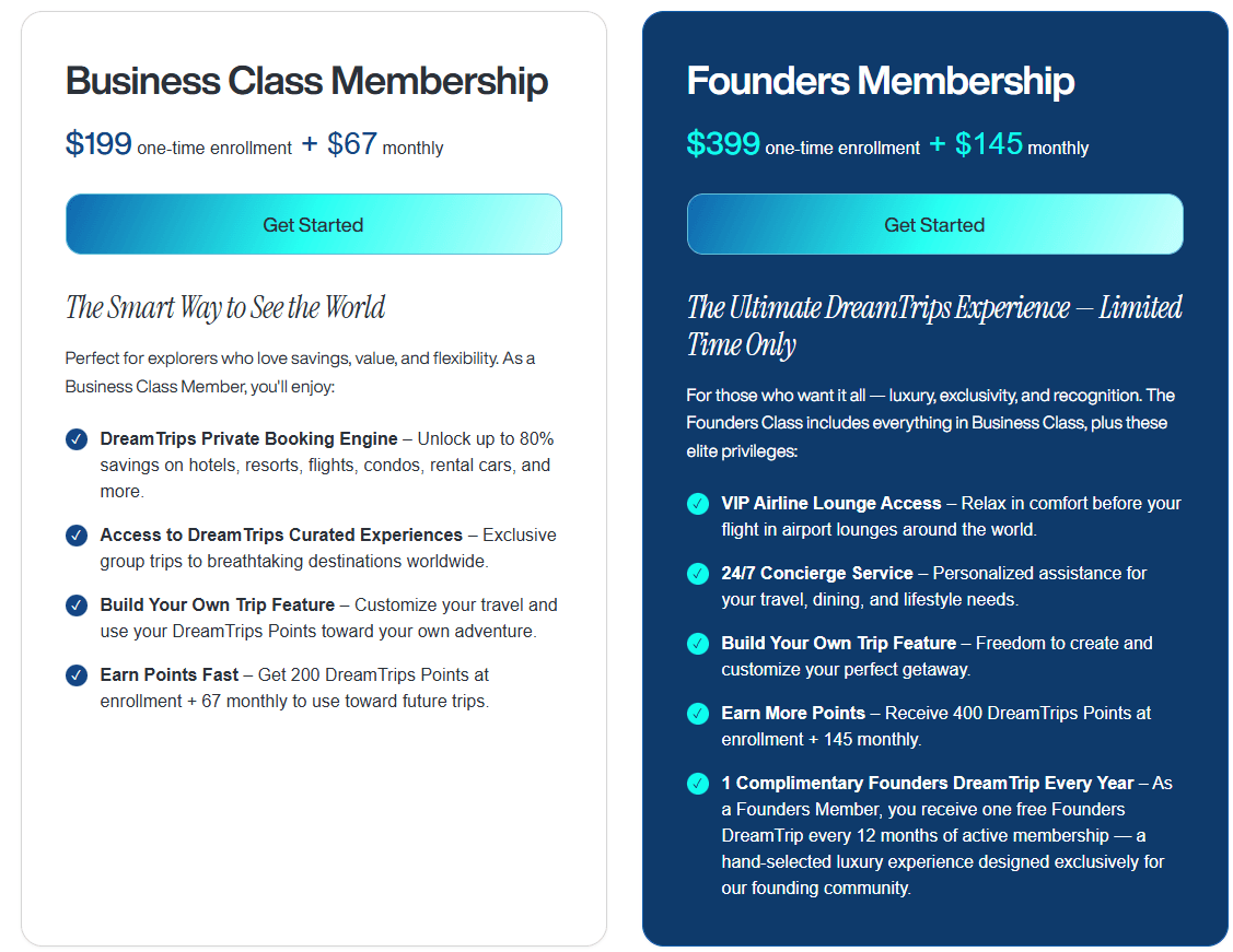 dreamtrips review prices