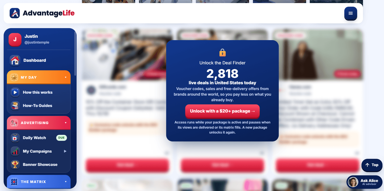 advantage life club review deal finder