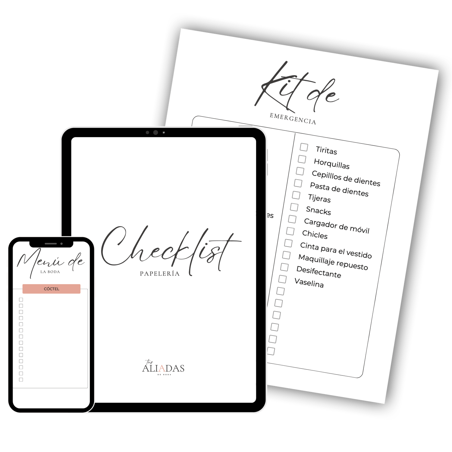 plantillas adicionales para orgnizar tu boda