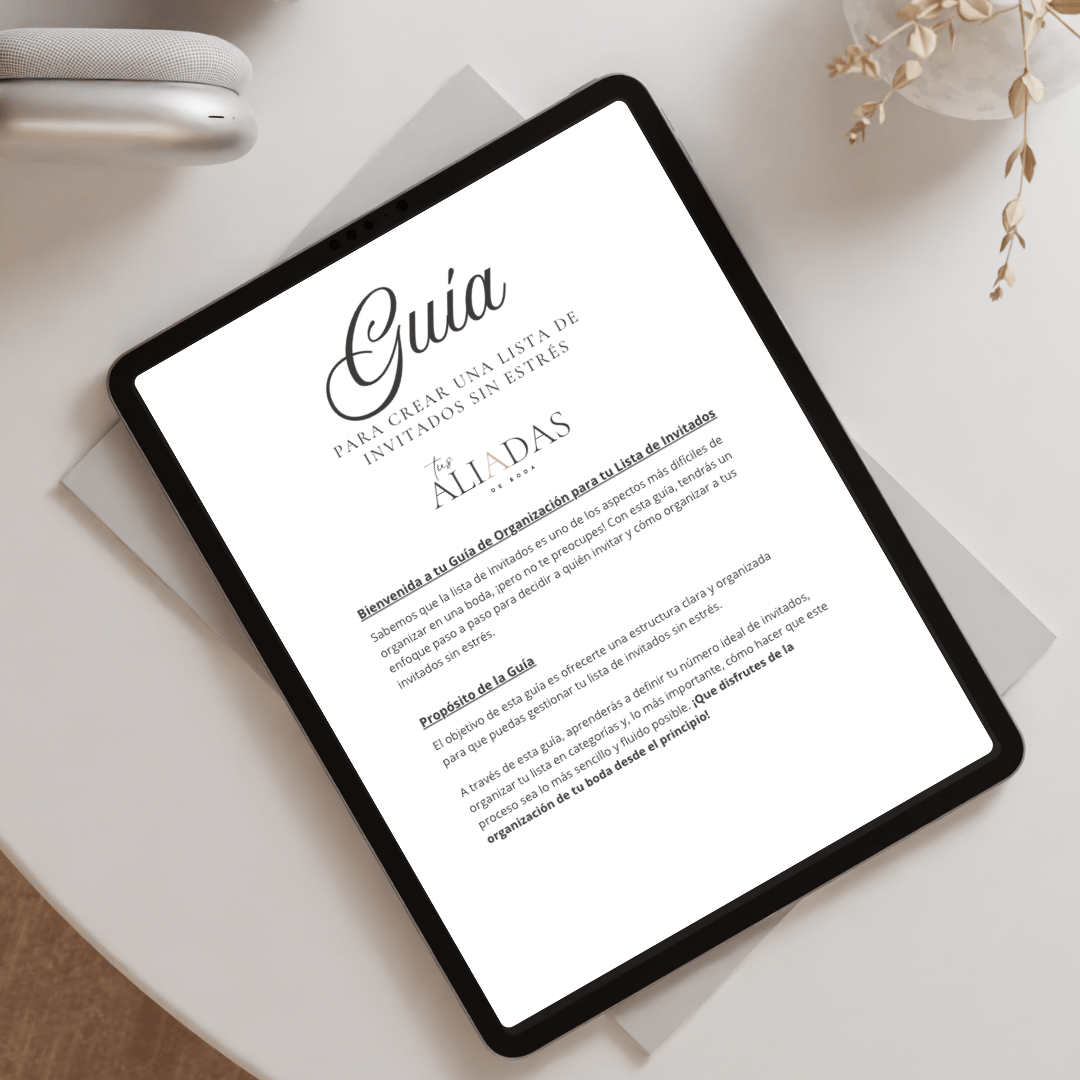 pack plantillas para organizar tu boda