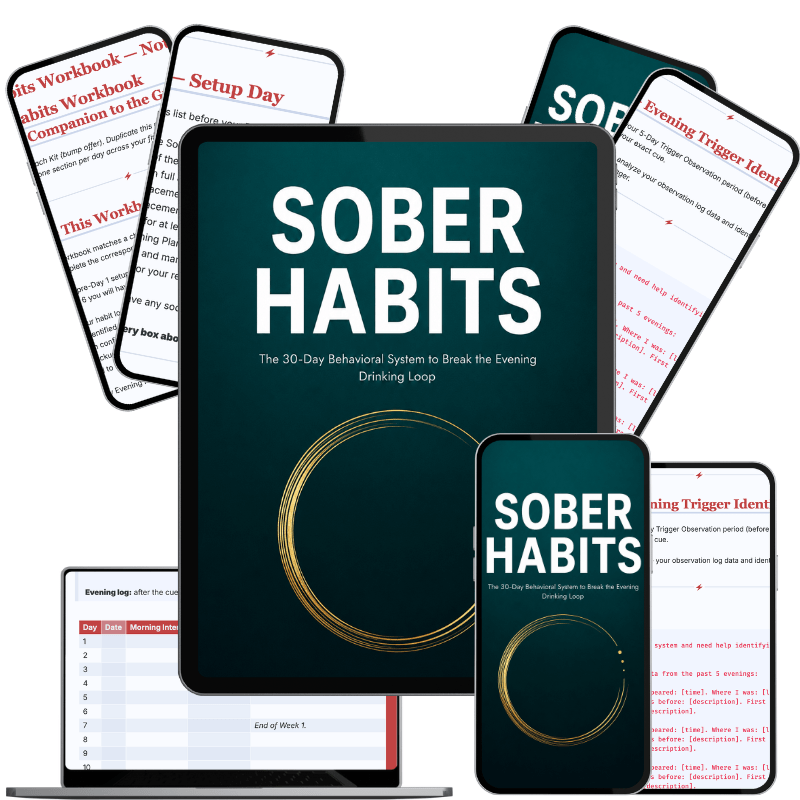 Sober Habits bundle mockup