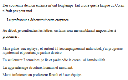 Témoignage