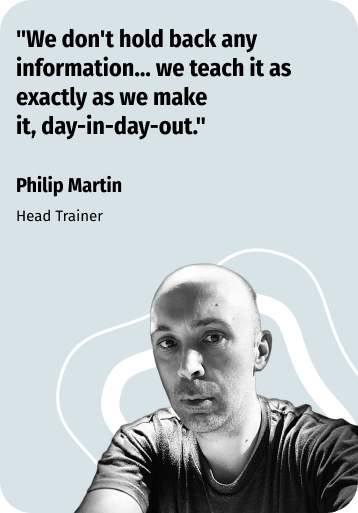 Head GFRC trainer, Phil Martin of Concrete Studio