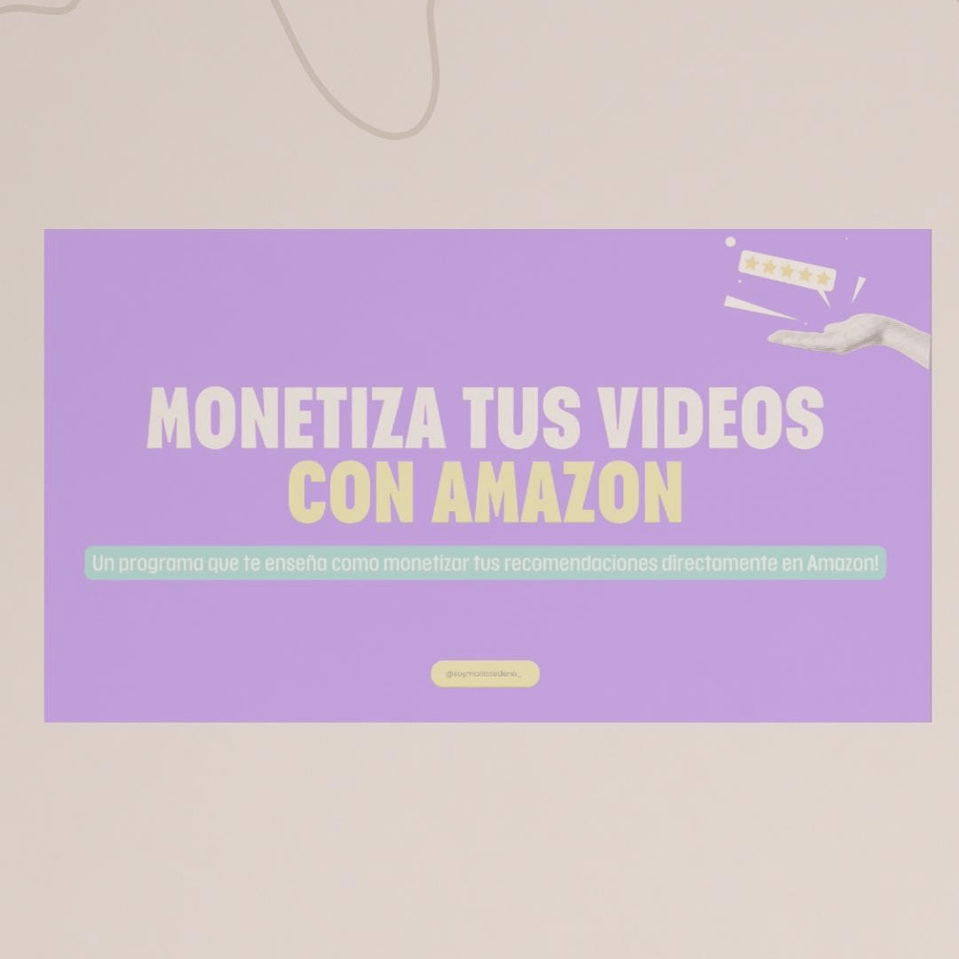 Monetiza con Amazon