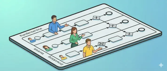BPMN - Pools und Lanes
