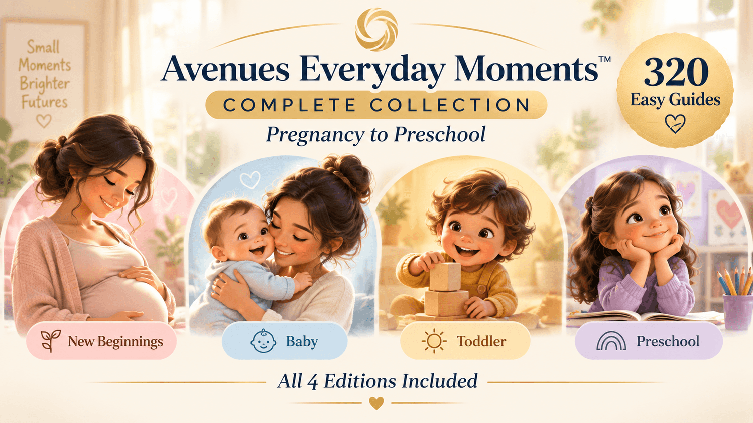 Avenues Everyday Moments Complete Collection: New Beginnings, Baby, Toddler and Preschool