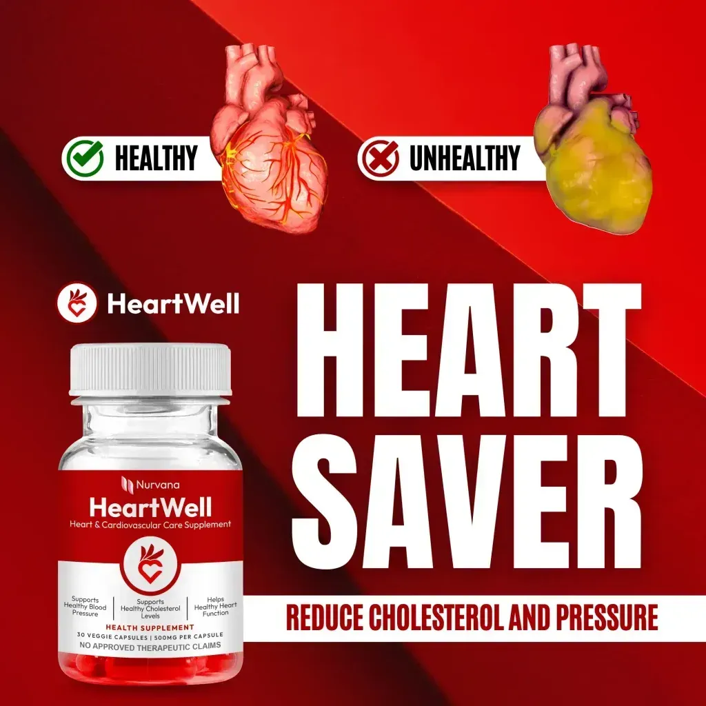 HeartWell - Heart Health & Cardiovascular Care Supplement