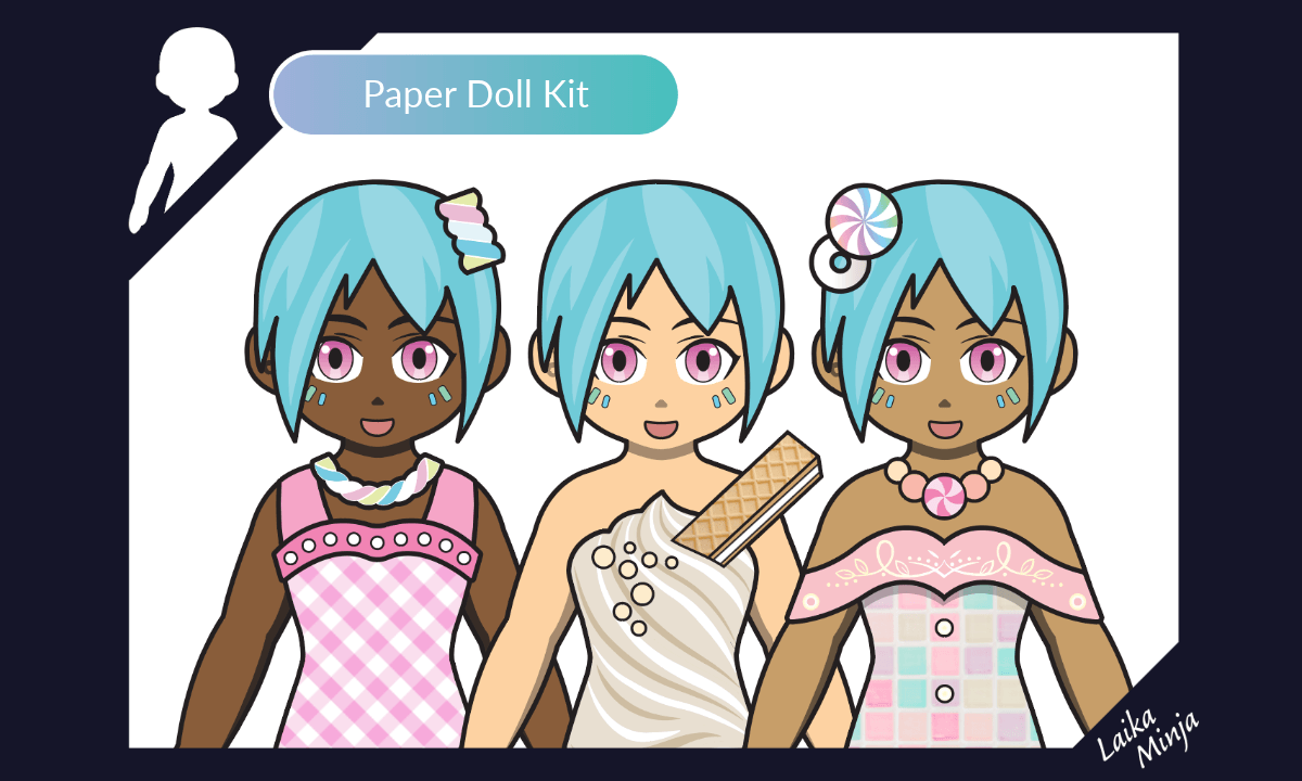Candy Paper doll