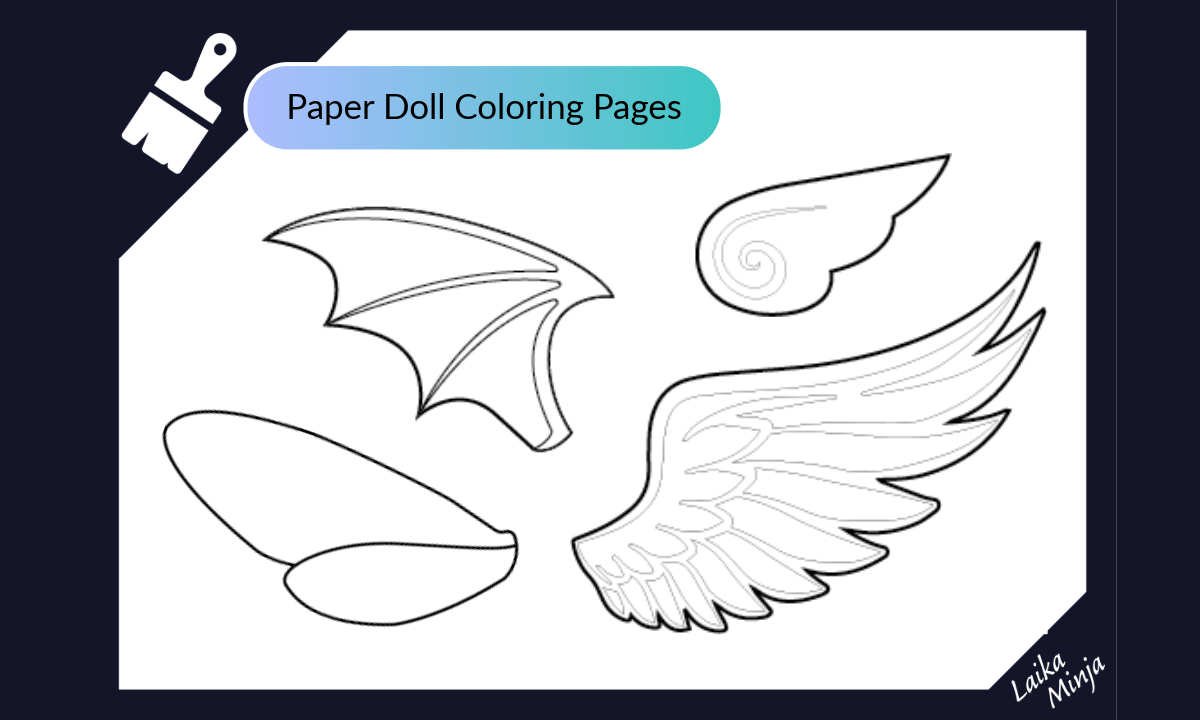 Laika Minja colorable wing set 1