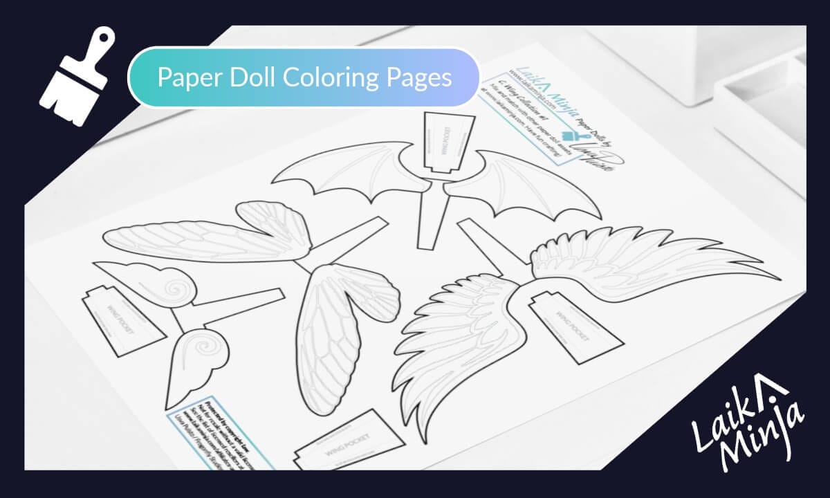 Laika Minja colorable wing set 1