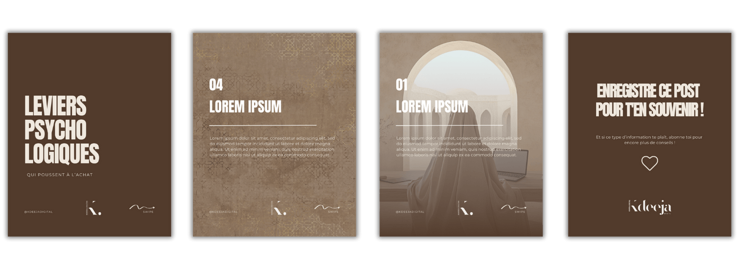 Template carrousel Instagram