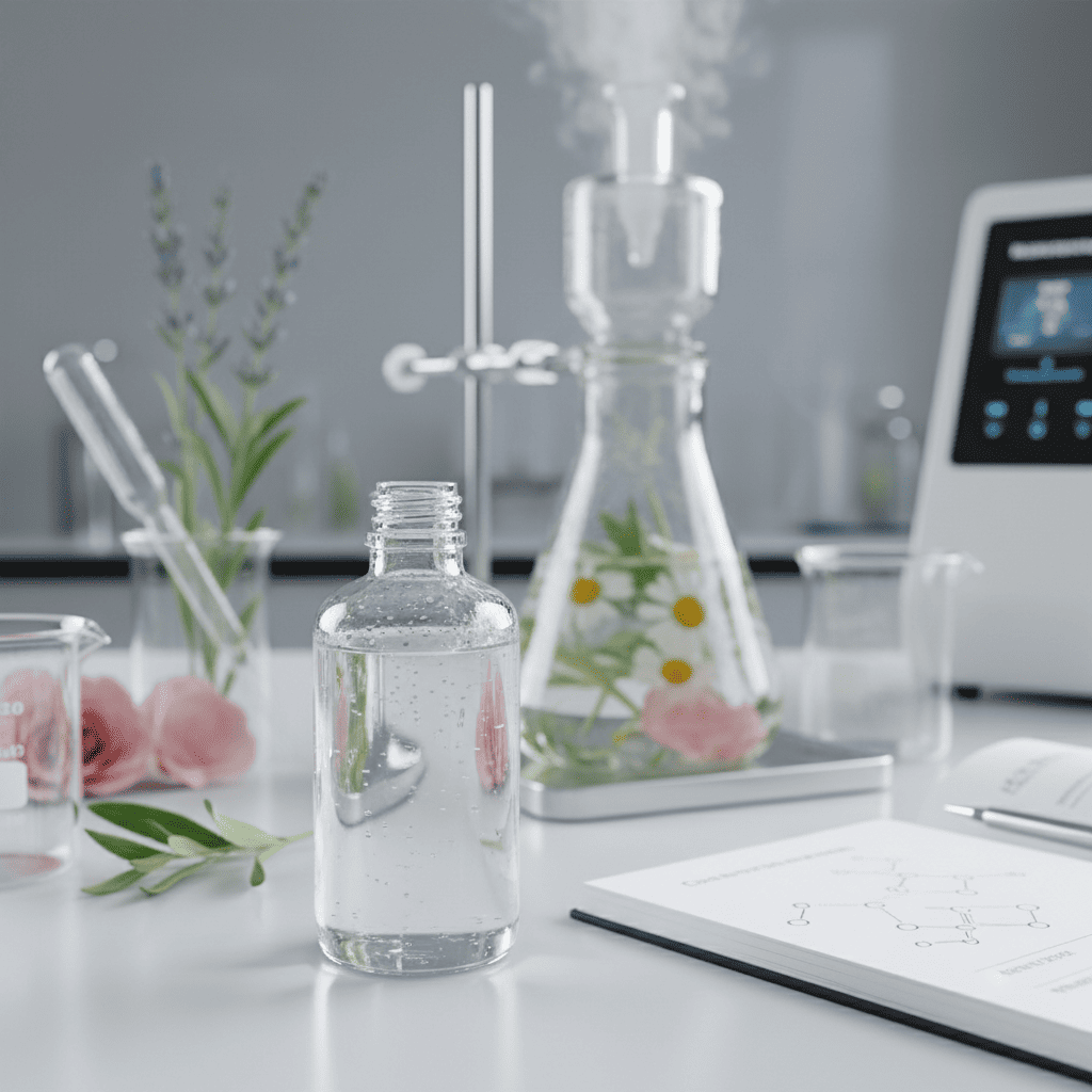 Steam distillation equipment producing botanical hydrosols with water-soluble compounds and mild aromatics for essential oils cosmetics