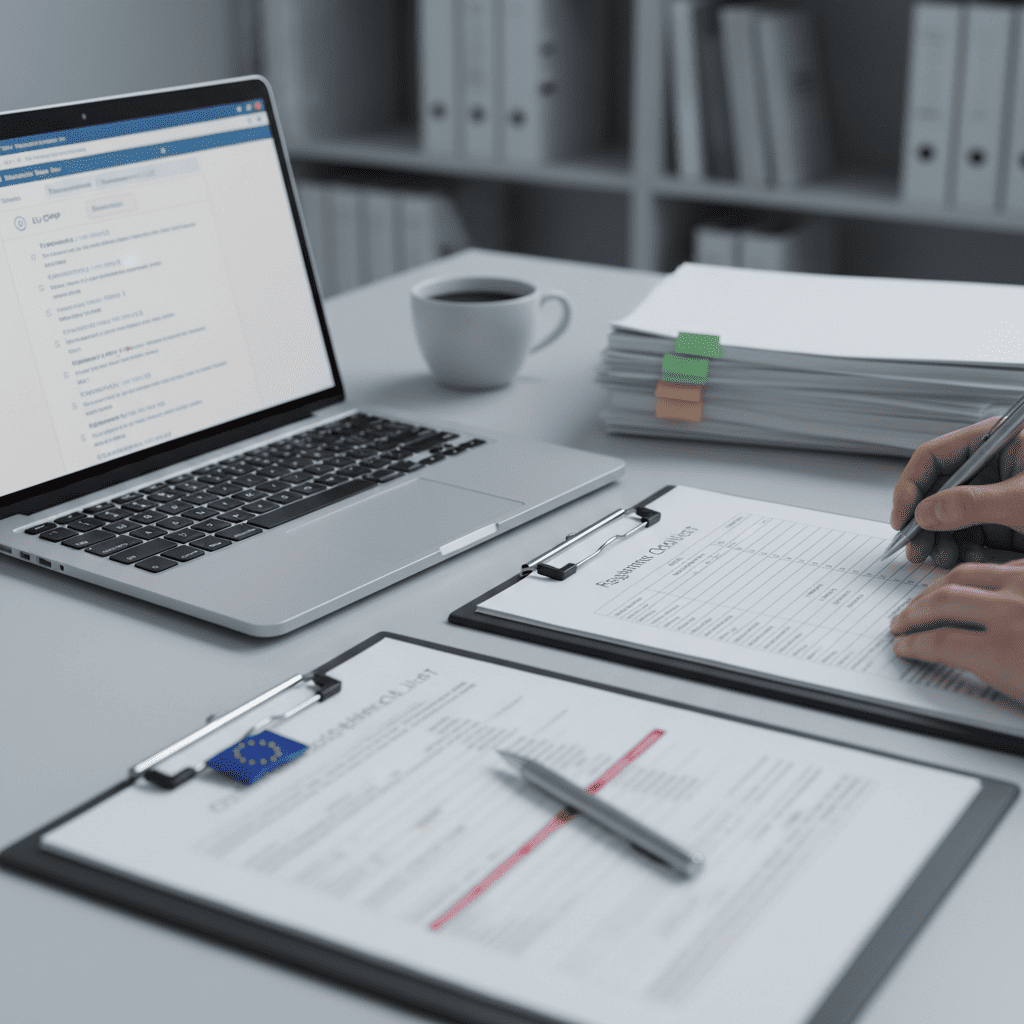 CPNP portal submission workspace showing product information file documentation for European market entry compliance