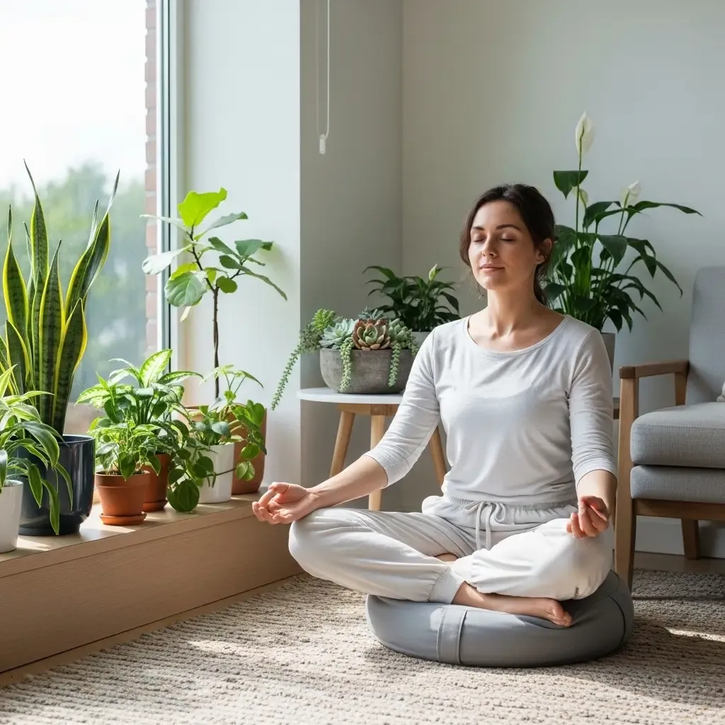 Mental wellness and stress management lifestyle concept