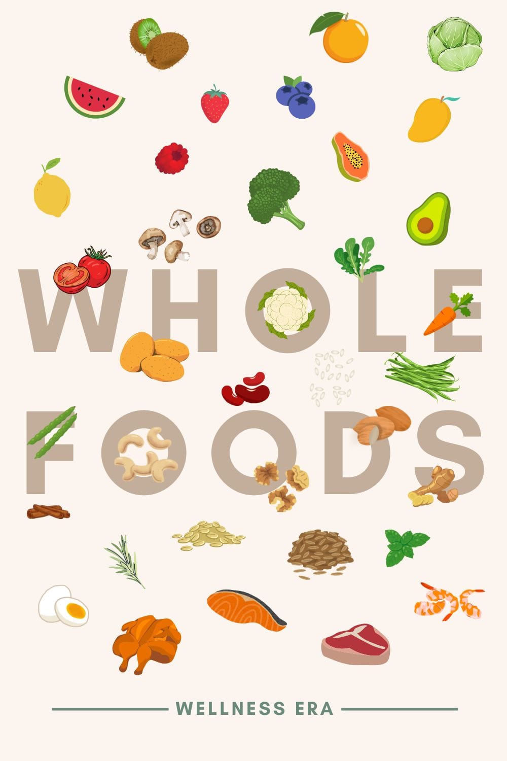 whole foods illustration - wellness era