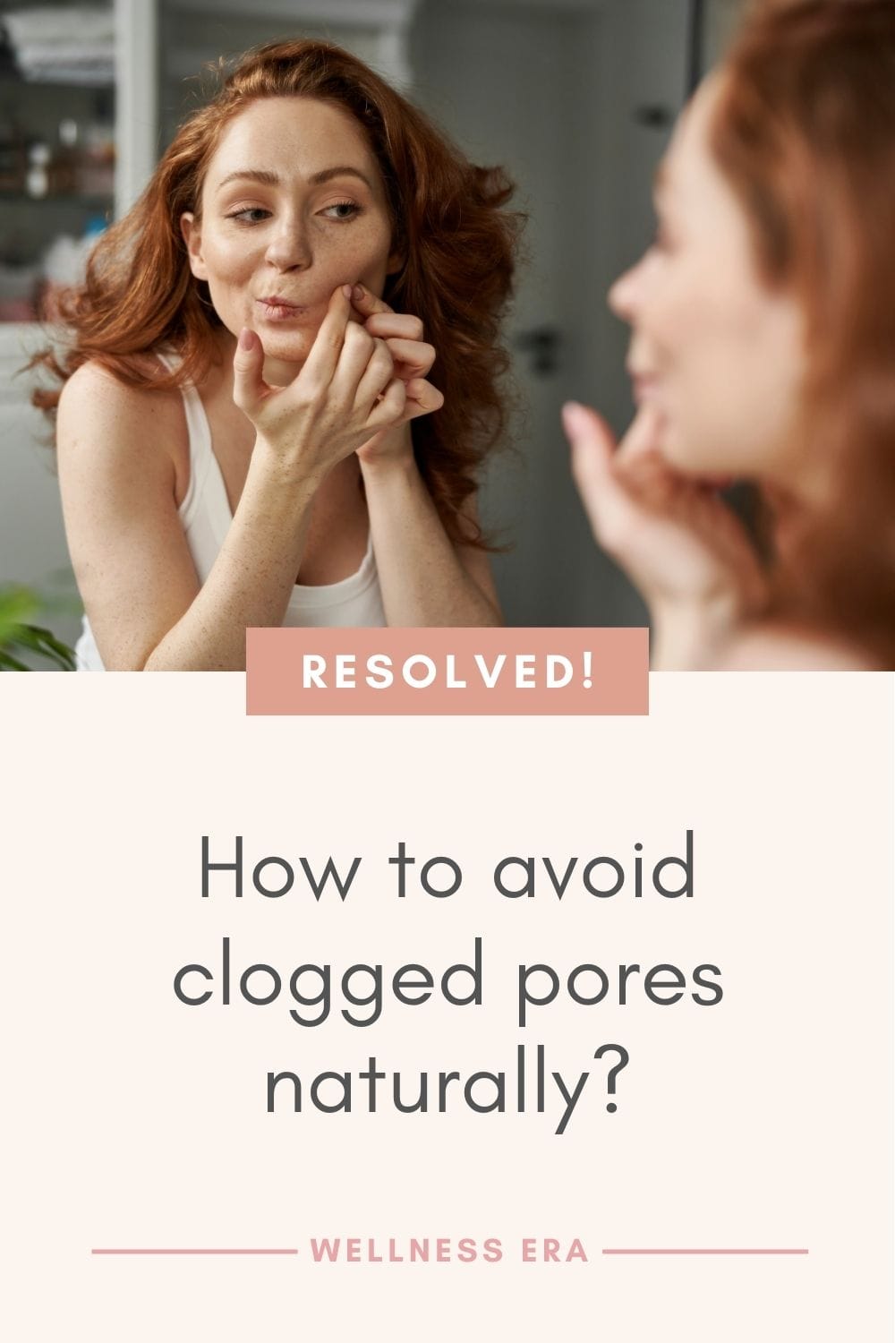 How to avoid clogged pores naturally?