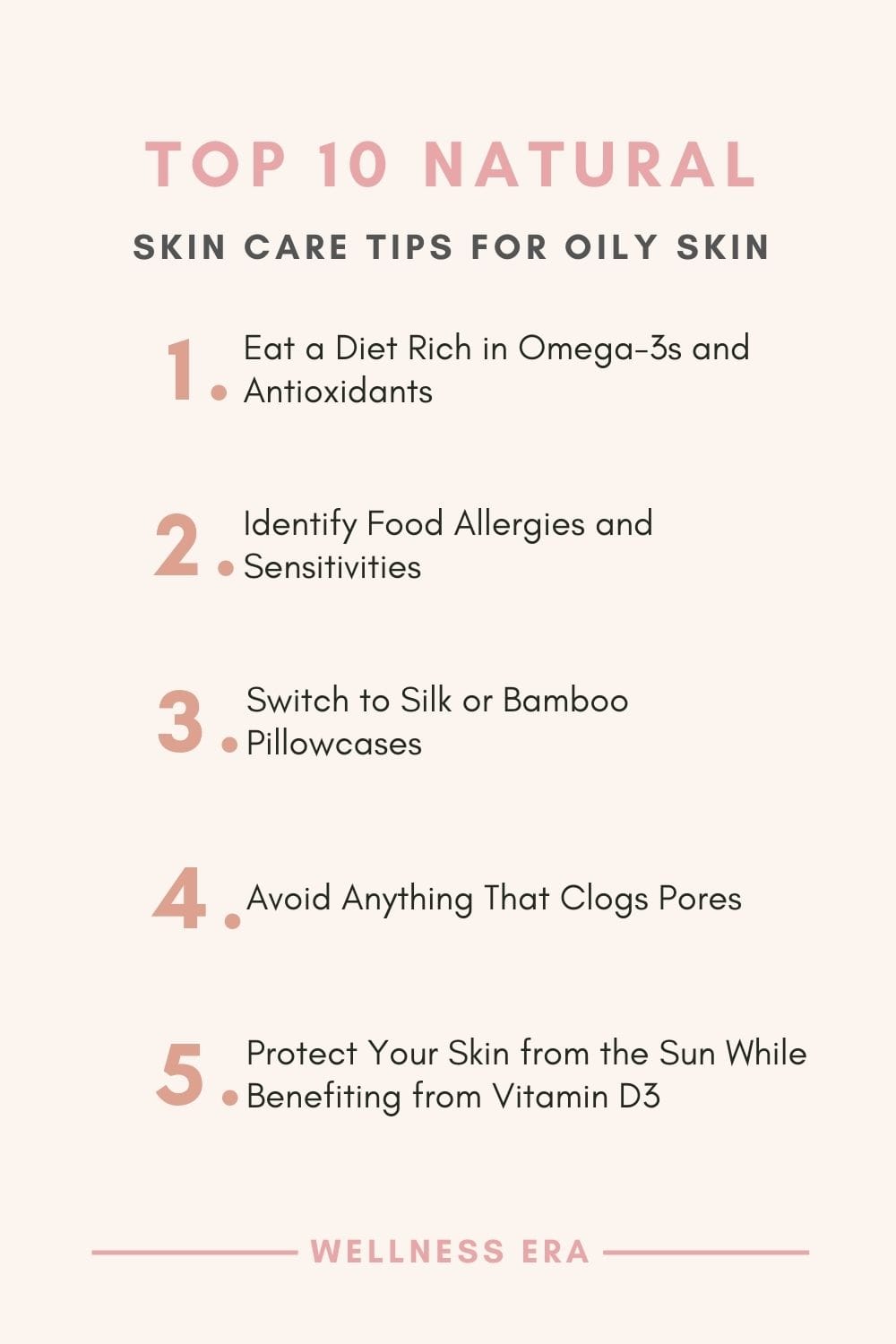 list of 10 Best Natural Skin Care Tips for Oily Skin