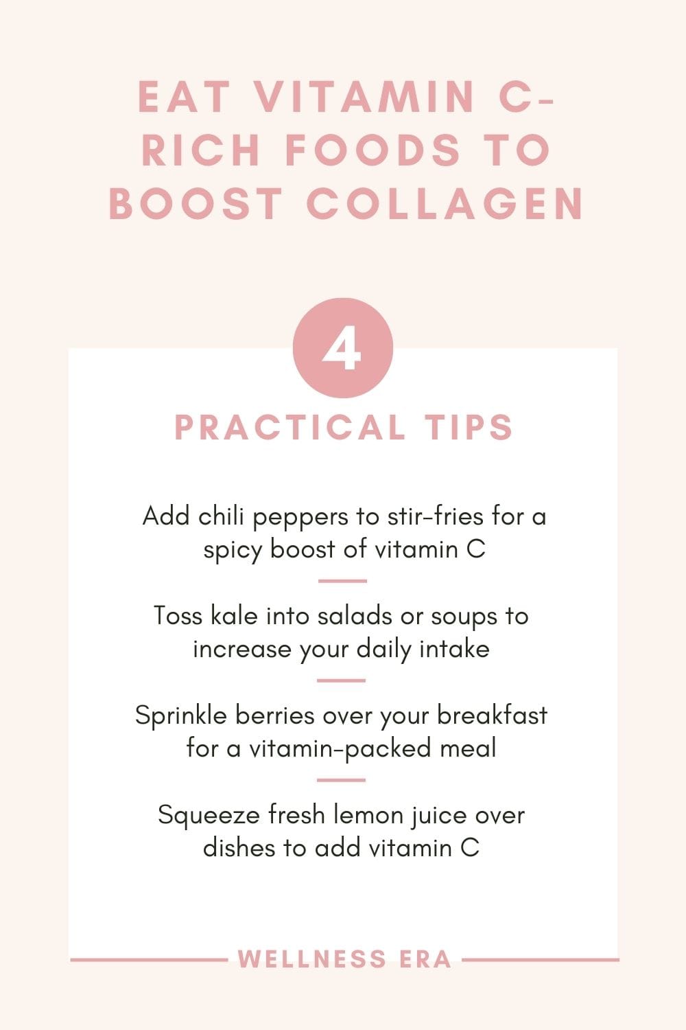 Eat Vitamin C-Rich Foods to Boost Collagen 4 practical tips