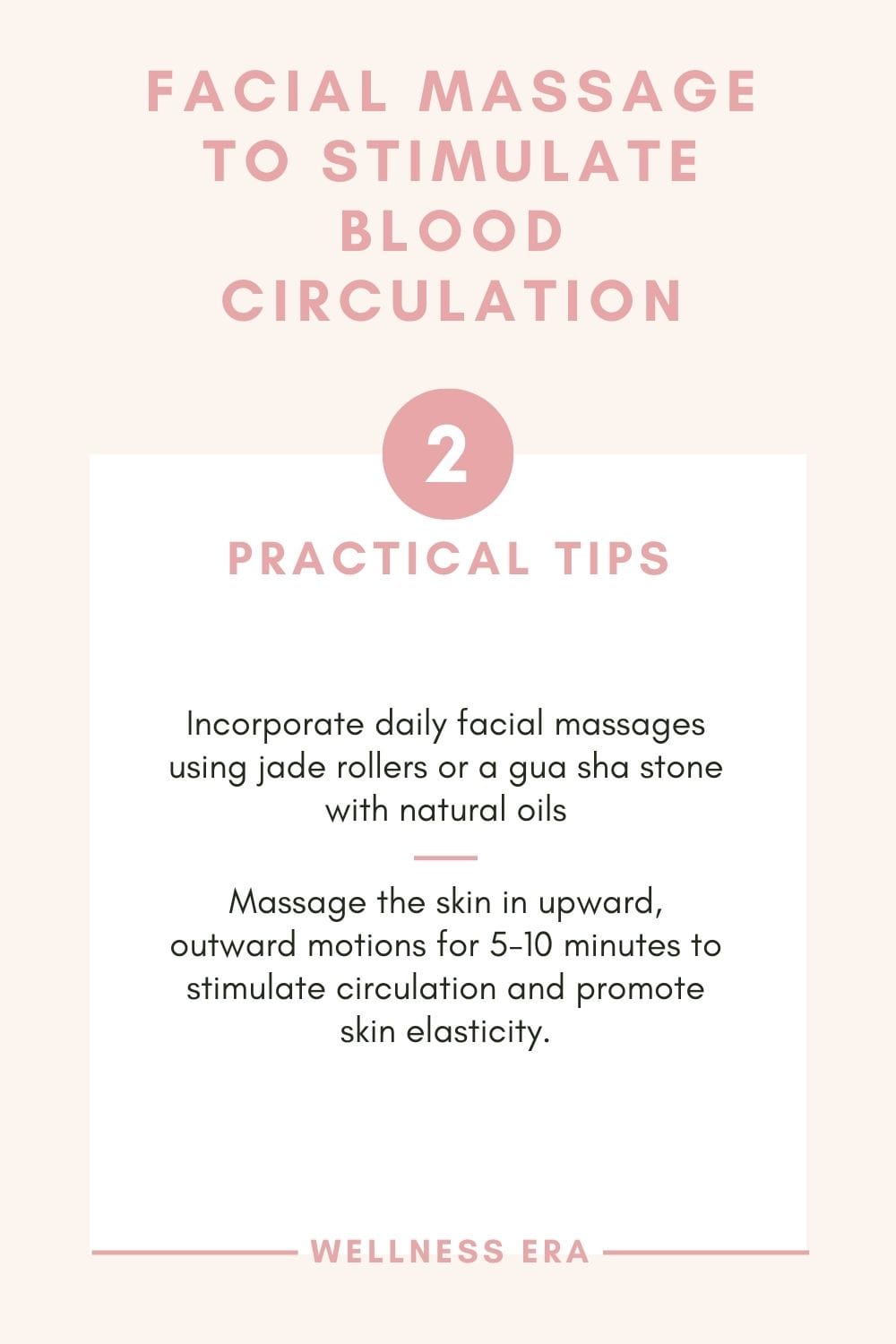 Facial Massage to Stimulate Blood Circulation: Practical Tip
