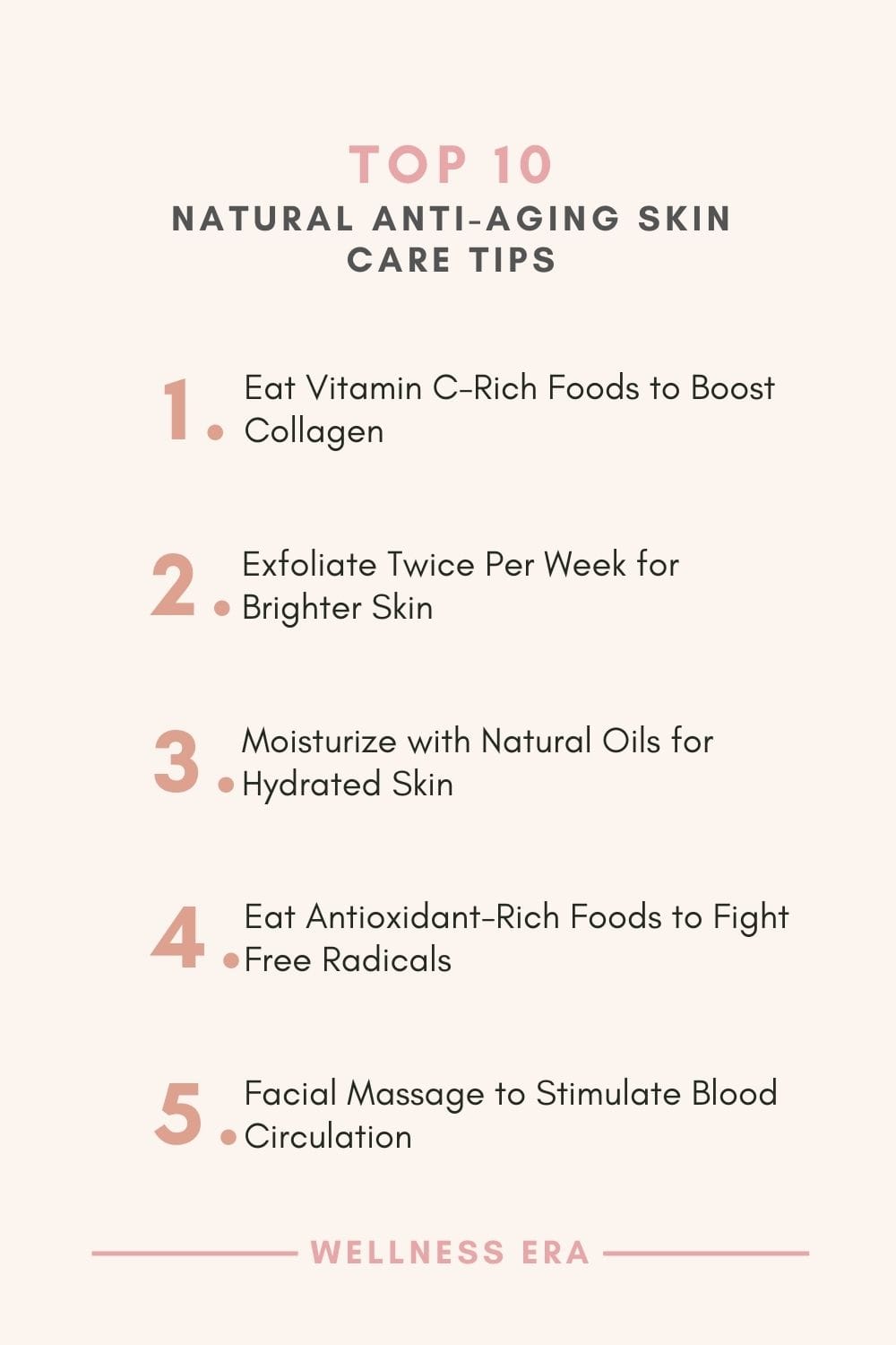 op 10 Natural Anti-Aging Skin Care Tips