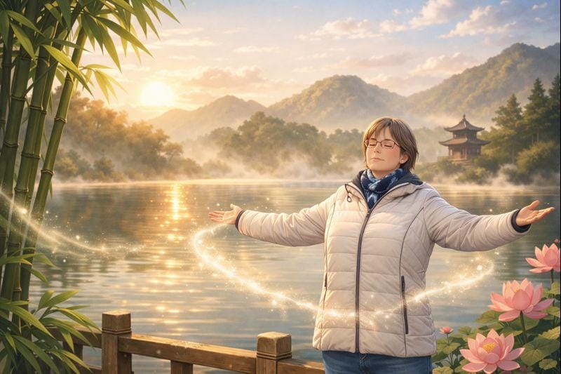 Qi Gong am Morgen