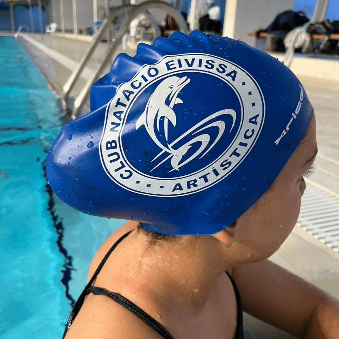 Gorro Azul Oficial de Competición Artística