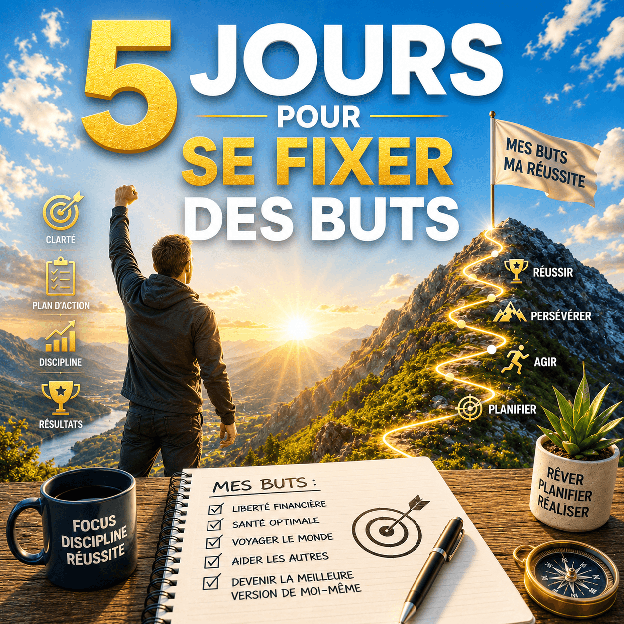 Le Défi de 5 Jours pour Fixer des Objectifs