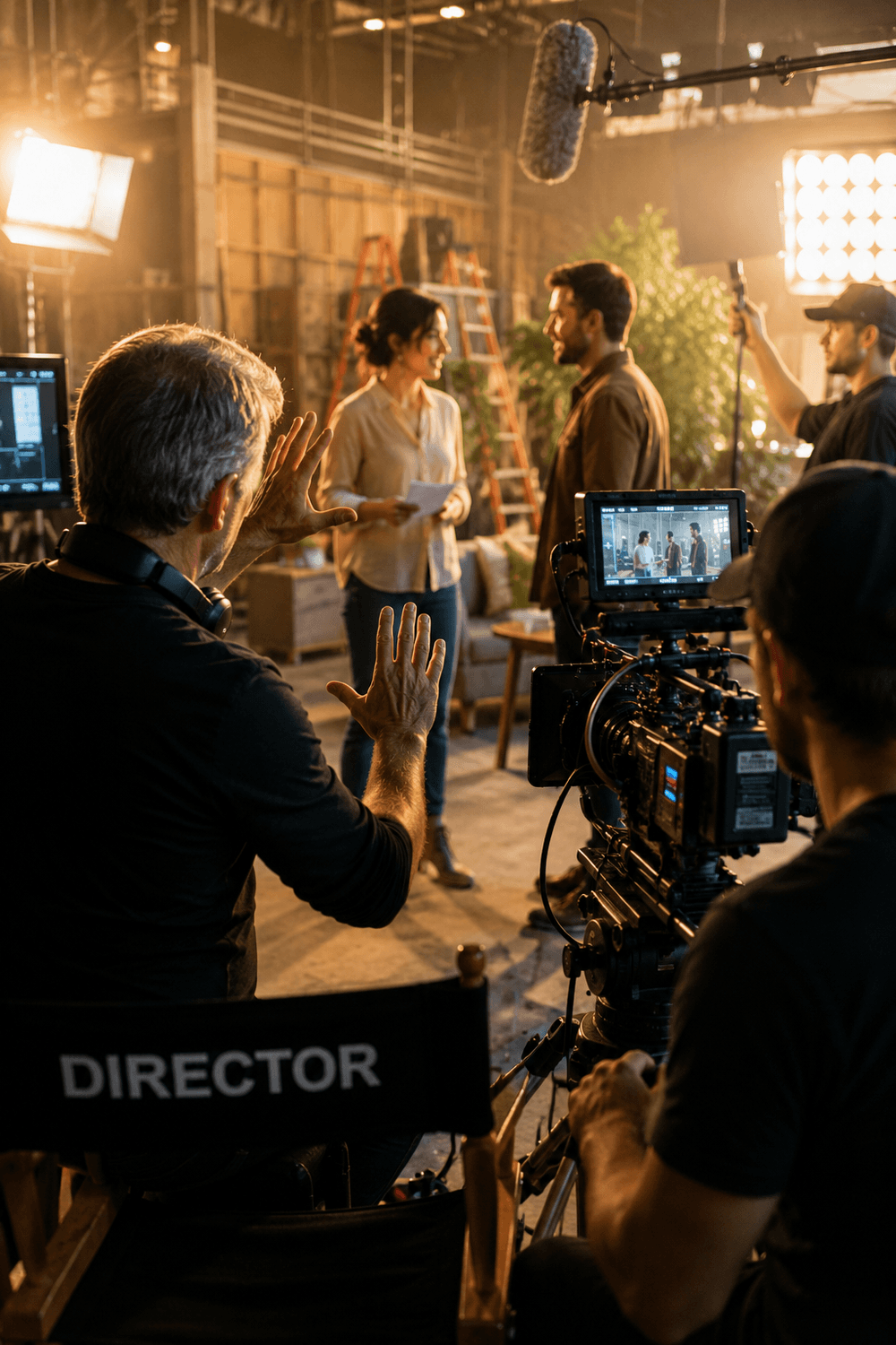 A fully financed independent film in production with actors, director and crew
