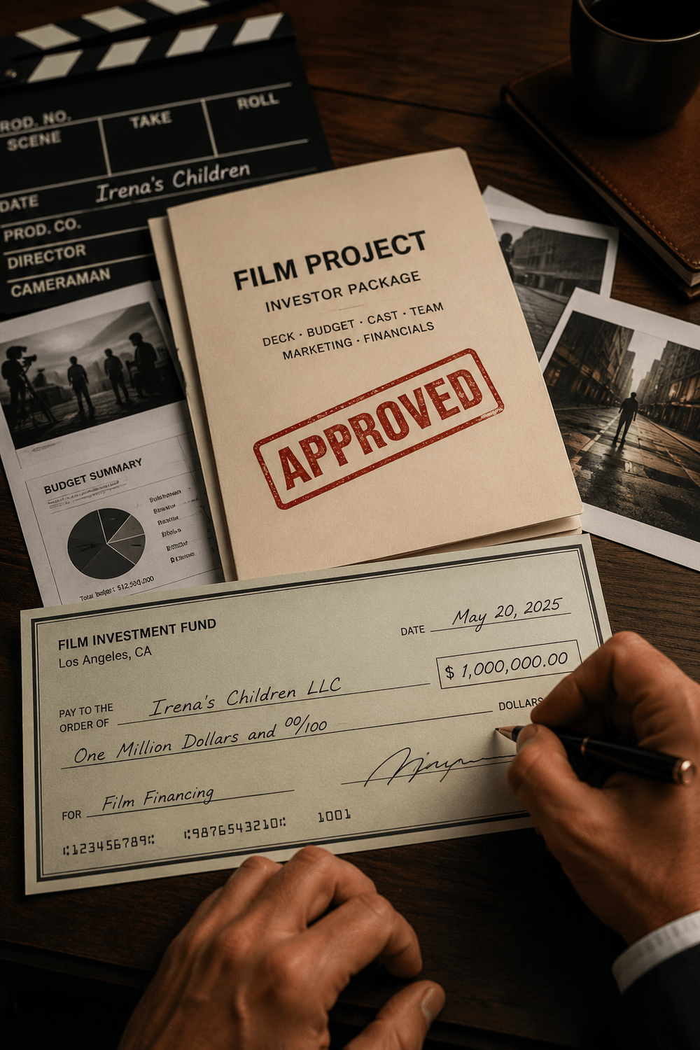 A professionally packaged film moving toward production