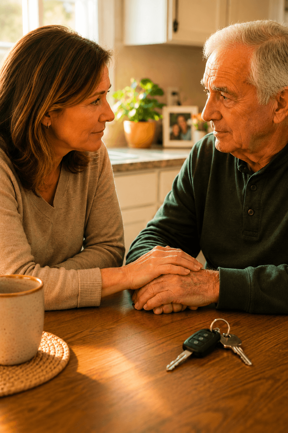 Family preparing for important caregiving decisions