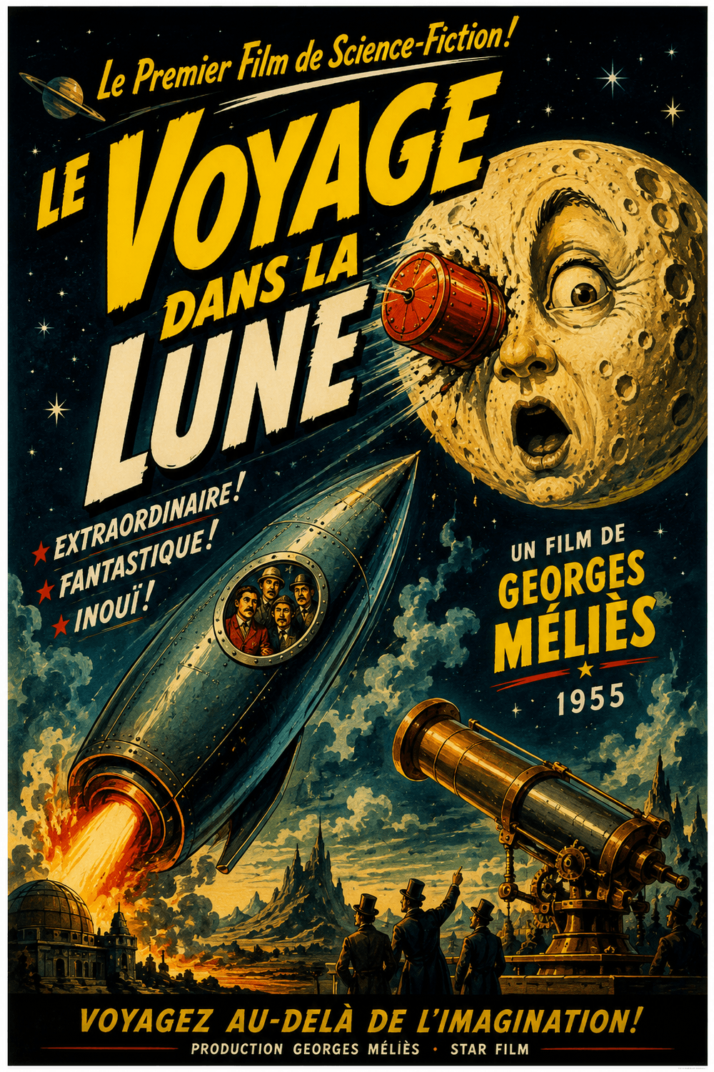 Le Voyage dans la Lune (A Trip to the Moon) movie poster