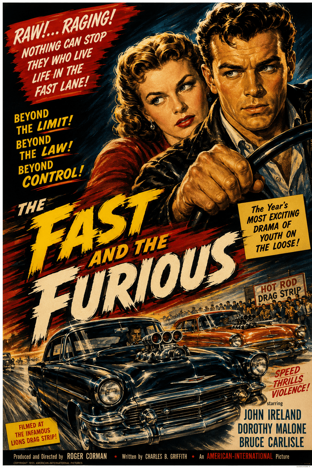 The Fast and the Furious movie poster