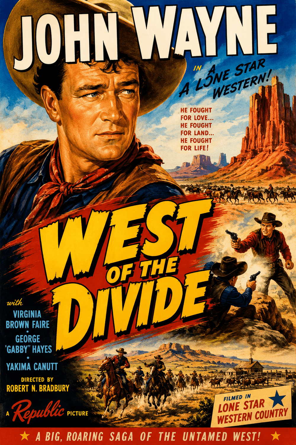 West of the Divide movie poster