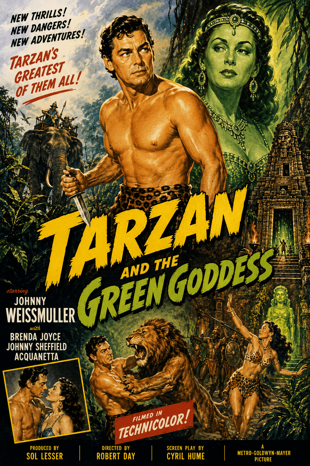 Tarzan and the Green Goddess movie poster