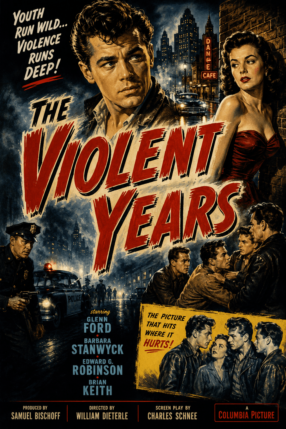 The Violent Years movie poster