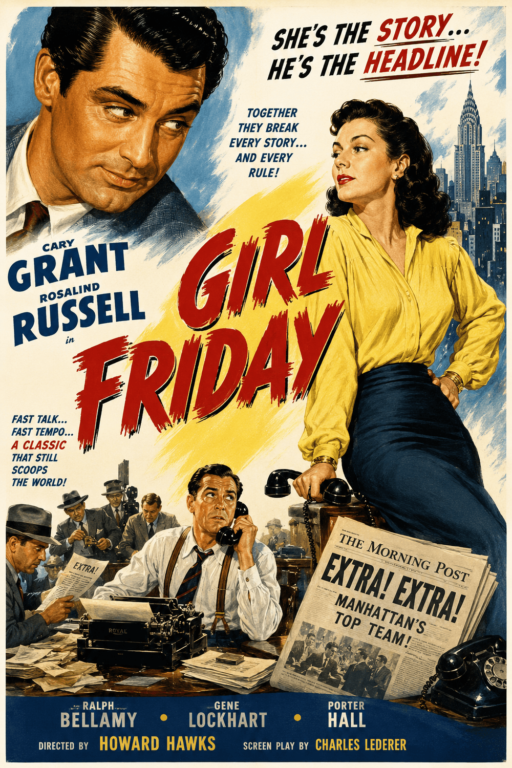 His Girl Friday movie poster