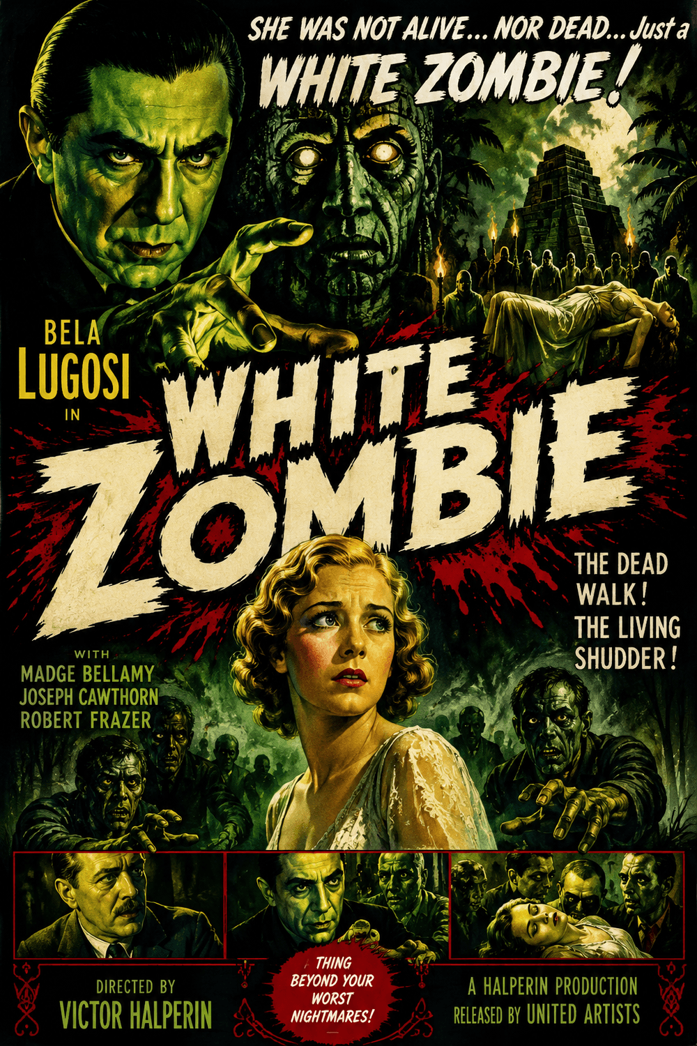 White Zombie movie poster