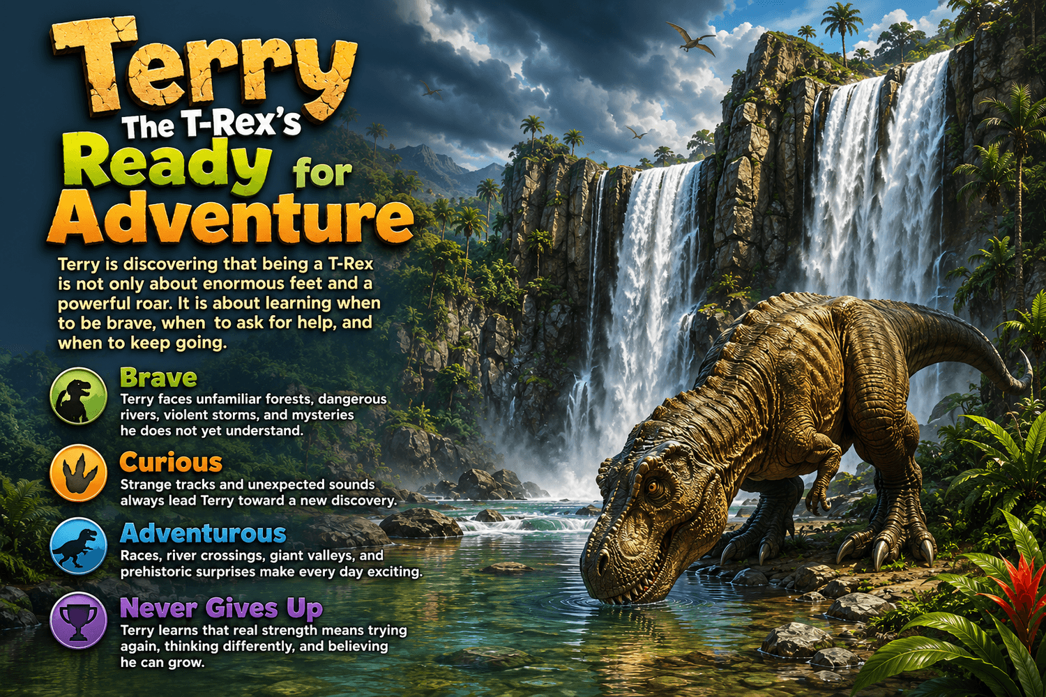 Terry's prehistoric dinosaur world