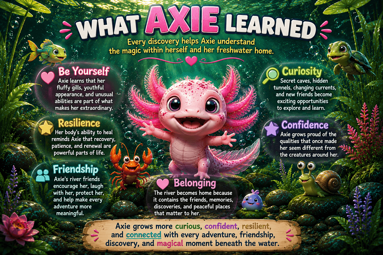 What Axie learned through her freshwater adventures