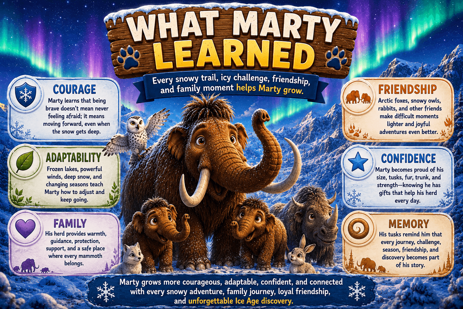 What Marty learned through his Ice Age adventures