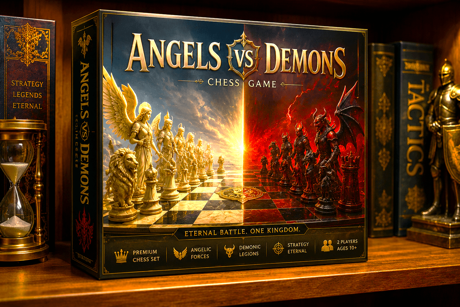 Angels vs Demons Chess Game