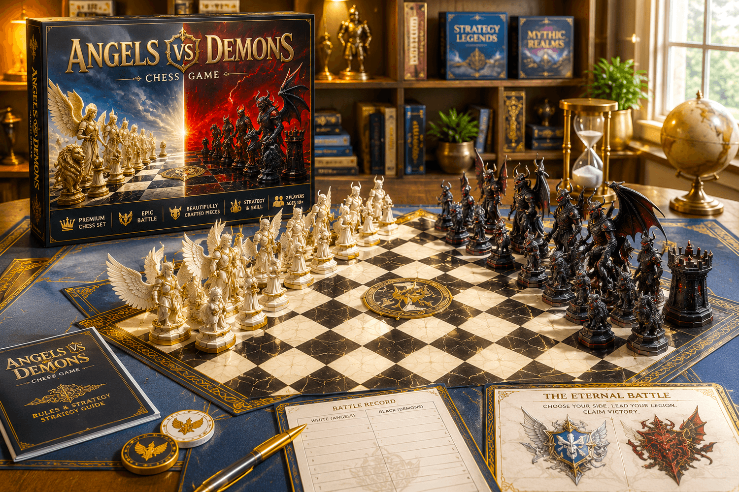 Angels vs Demons Chess Game