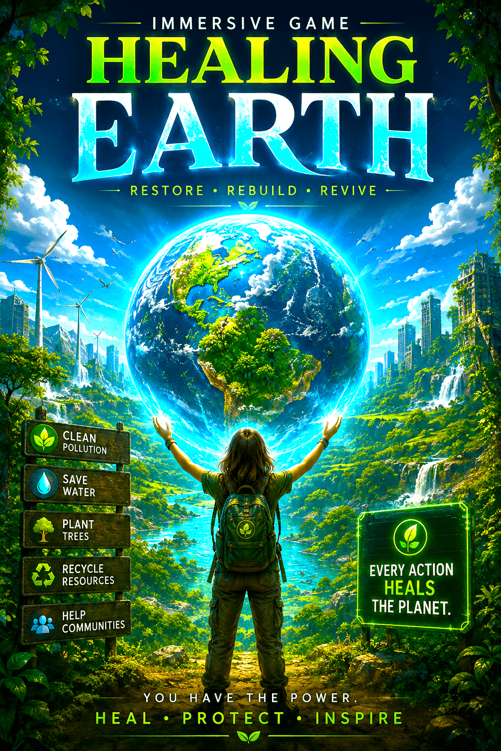 Healing Earth — Immersive Environmental Strategy Game