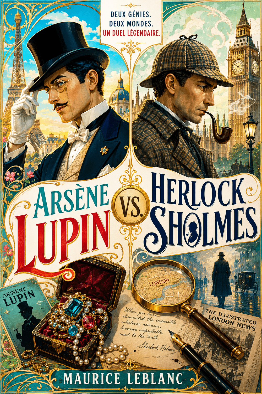 Arsène Lupin Versus Herlock Sholmes — Maurice Leblanc