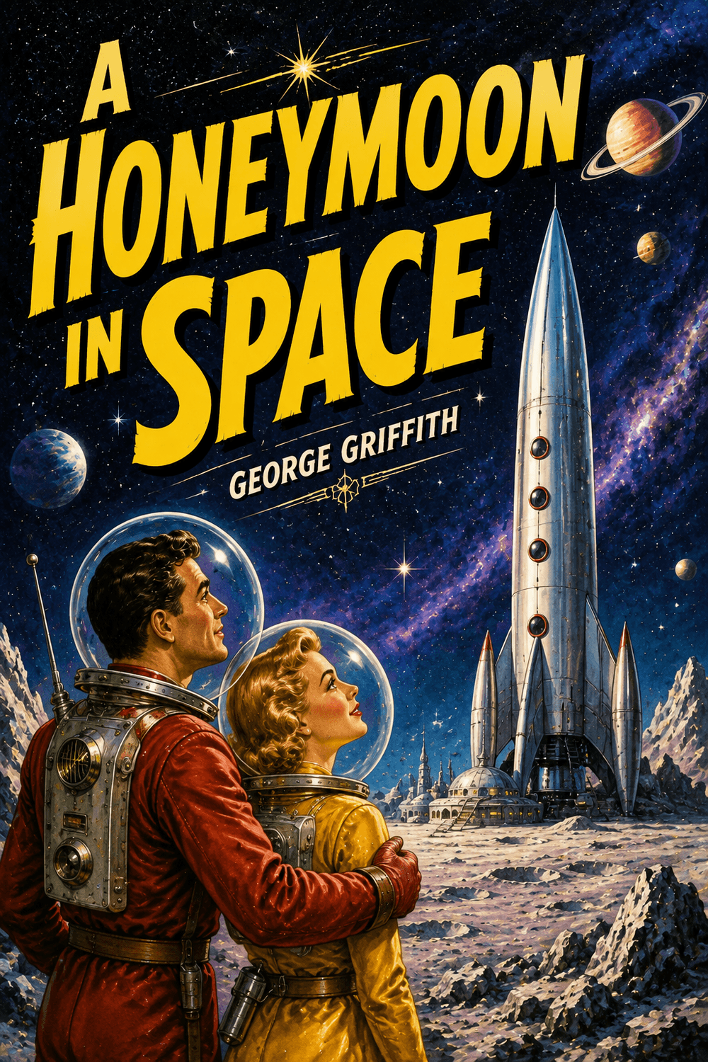 A Honeymoon in Space — George Griffith